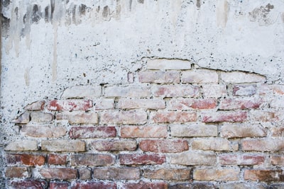 Grey concrete brick wall
